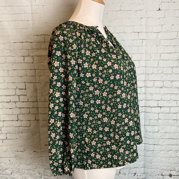 Mini Mignon Balloon Sleeve Blouse Kids Sz 12 French Girl Chic Feminine Paris - Picture 13 of 13